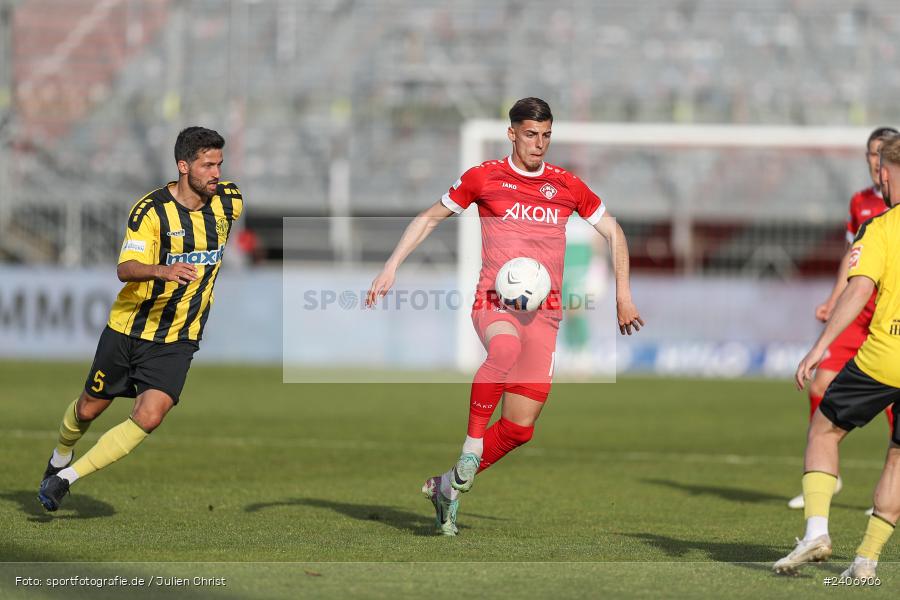AKON Arena, Würzburg, 30.04.2024, sport, action, BFV, Fussball, April 2024, 32. Spieltag, Regionalliga Bayern, BAY, FWK, SpVgg Bayreuth, FC Würzburger Kickers - Bild-ID: 2406906