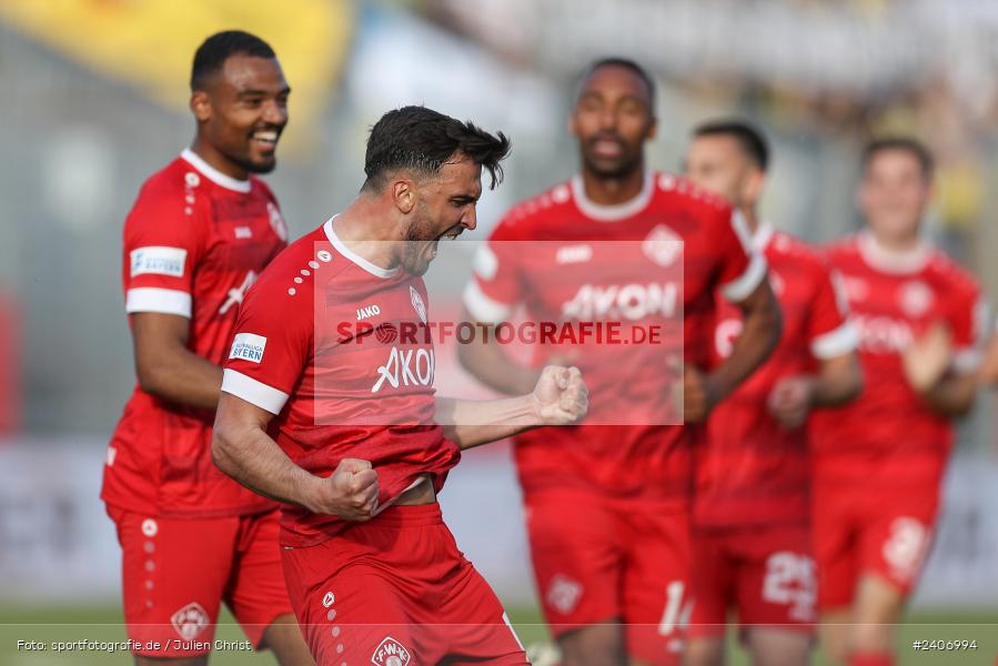 AKON Arena, Würzburg, 30.04.2024, sport, action, BFV, Fussball, April 2024, 32. Spieltag, Regionalliga Bayern, BAY, FWK, SpVgg Bayreuth, FC Würzburger Kickers - Bild-ID: 2406994