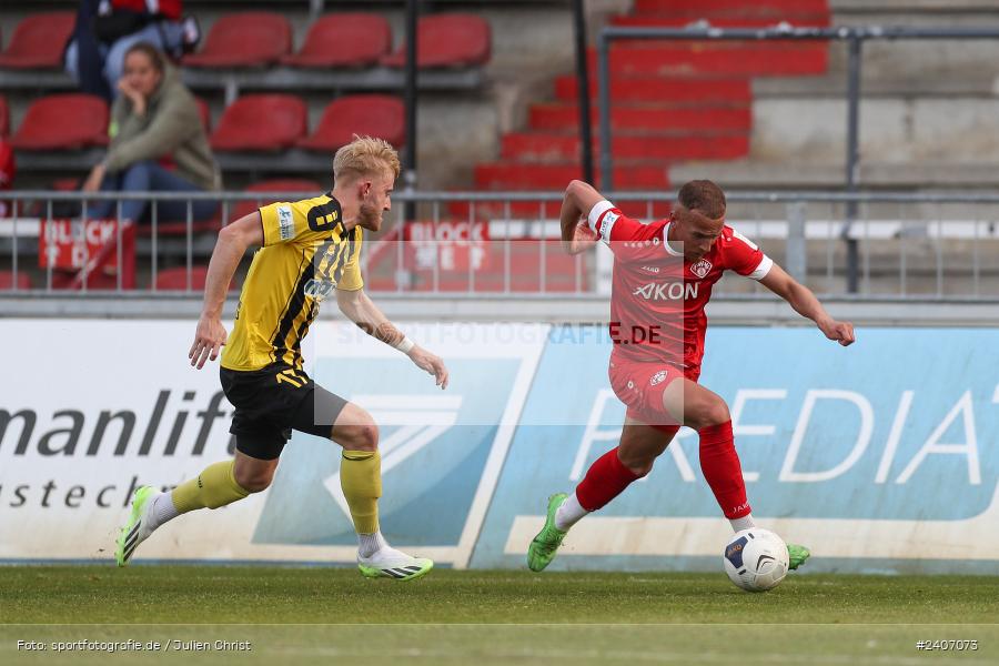 AKON Arena, Würzburg, 30.04.2024, sport, action, BFV, Fussball, April 2024, 32. Spieltag, Regionalliga Bayern, BAY, FWK, SpVgg Bayreuth, FC Würzburger Kickers - Bild-ID: 2407073