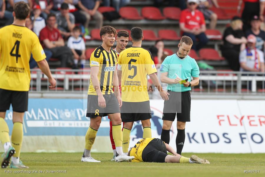 AKON Arena, Würzburg, 30.04.2024, sport, action, BFV, Fussball, April 2024, 32. Spieltag, Regionalliga Bayern, BAY, FWK, SpVgg Bayreuth, FC Würzburger Kickers - Bild-ID: 2407137