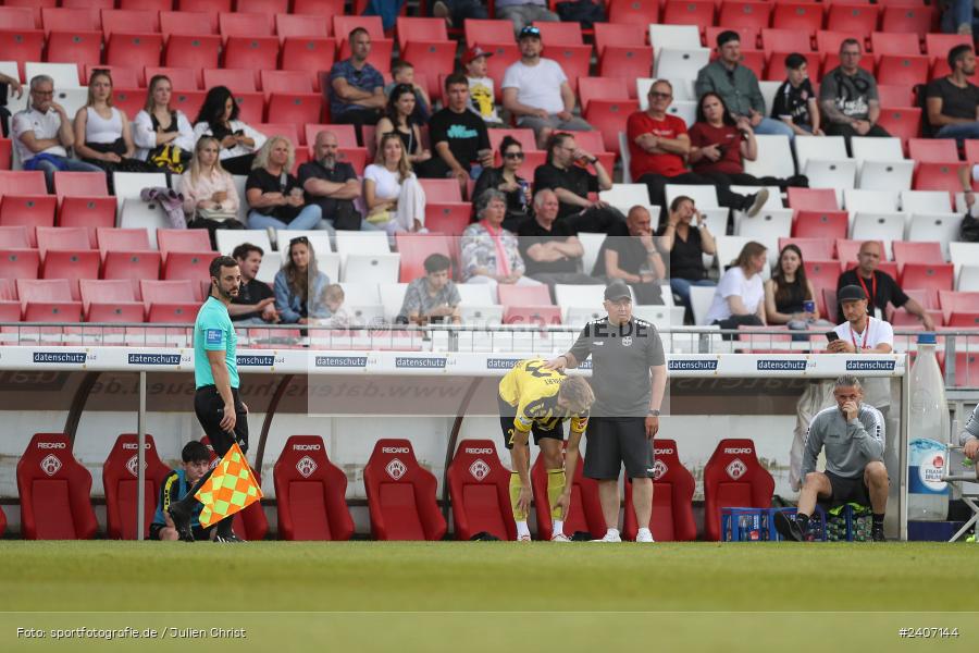 AKON Arena, Würzburg, 30.04.2024, sport, action, BFV, Fussball, April 2024, 32. Spieltag, Regionalliga Bayern, BAY, FWK, SpVgg Bayreuth, FC Würzburger Kickers - Bild-ID: 2407144