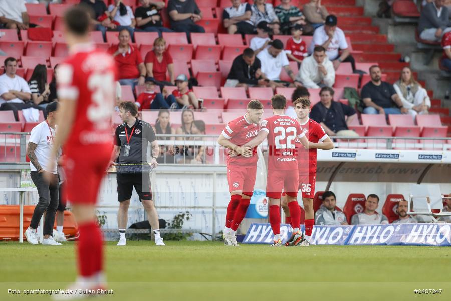 AKON Arena, Würzburg, 30.04.2024, sport, action, BFV, Fussball, April 2024, 32. Spieltag, Regionalliga Bayern, BAY, FWK, SpVgg Bayreuth, FC Würzburger Kickers - Bild-ID: 2407247