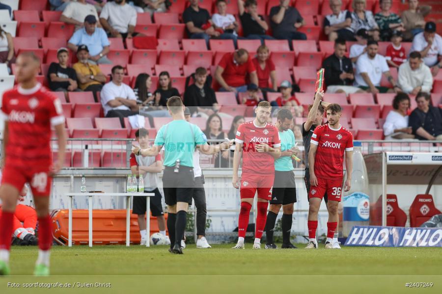 AKON Arena, Würzburg, 30.04.2024, sport, action, BFV, Fussball, April 2024, 32. Spieltag, Regionalliga Bayern, BAY, FWK, SpVgg Bayreuth, FC Würzburger Kickers - Bild-ID: 2407249