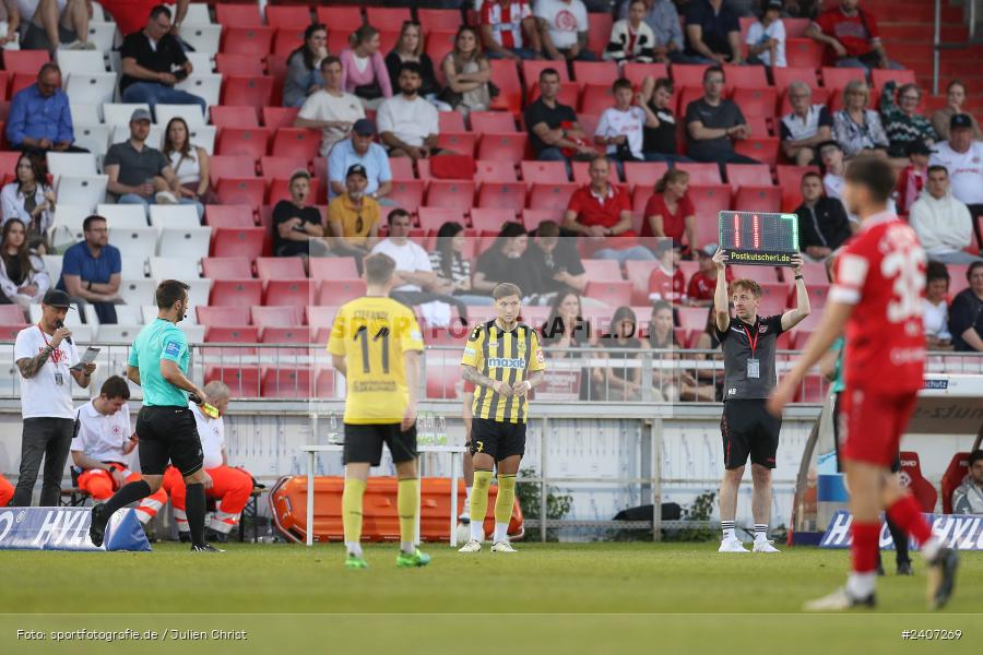 AKON Arena, Würzburg, 30.04.2024, sport, action, BFV, Fussball, April 2024, 32. Spieltag, Regionalliga Bayern, BAY, FWK, SpVgg Bayreuth, FC Würzburger Kickers - Bild-ID: 2407269