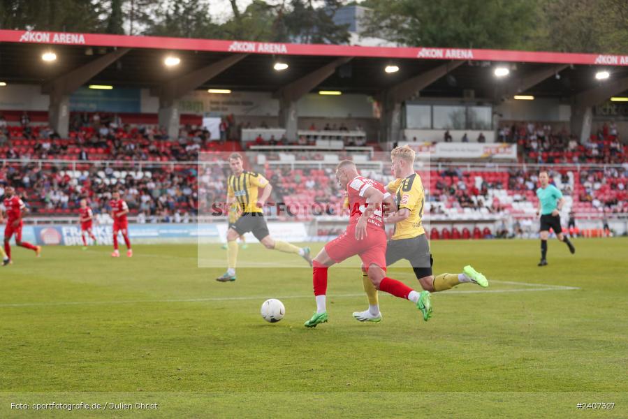 AKON Arena, Würzburg, 30.04.2024, sport, action, BFV, Fussball, April 2024, 32. Spieltag, Regionalliga Bayern, BAY, FWK, SpVgg Bayreuth, FC Würzburger Kickers - Bild-ID: 2407327