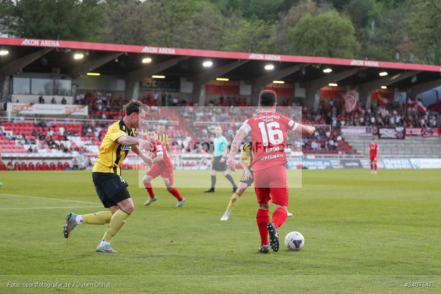 AKON Arena, Würzburg, 30.04.2024, sport, action, BFV, Fussball, April 2024, 32. Spieltag, Regionalliga Bayern, BAY, FWK, SpVgg Bayreuth, FC Würzburger Kickers - Bild-ID: 2407347