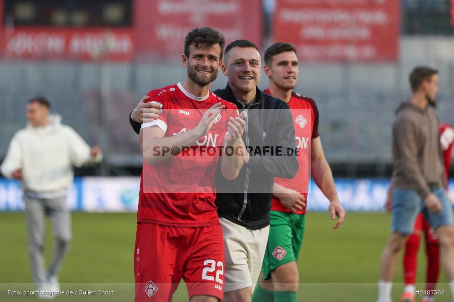 AKON Arena, Würzburg, 30.04.2024, sport, action, BFV, Fussball, April 2024, 32. Spieltag, Regionalliga Bayern, BAY, FWK, SpVgg Bayreuth, FC Würzburger Kickers - Bild-ID: 2407384