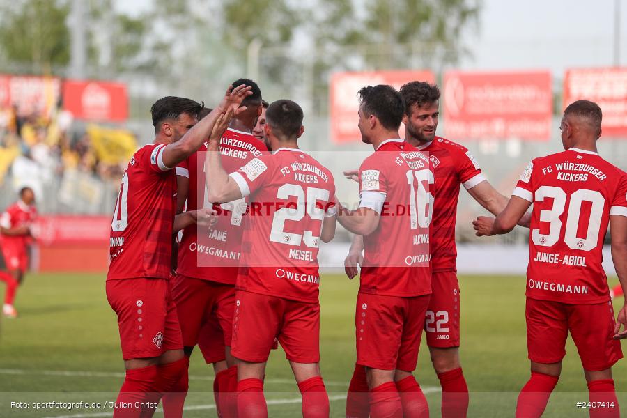 AKON Arena, Würzburg, 30.04.2024, sport, action, BFV, Fussball, April 2024, 32. Spieltag, Regionalliga Bayern, BAY, FWK, SpVgg Bayreuth, FC Würzburger Kickers - Bild-ID: 2407414