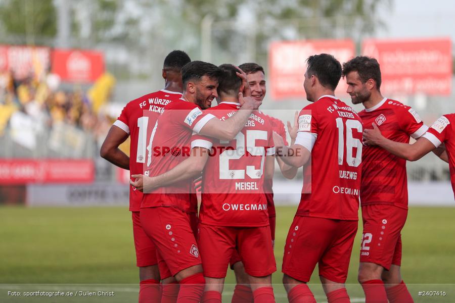 AKON Arena, Würzburg, 30.04.2024, sport, action, BFV, Fussball, April 2024, 32. Spieltag, Regionalliga Bayern, BAY, FWK, SpVgg Bayreuth, FC Würzburger Kickers - Bild-ID: 2407416