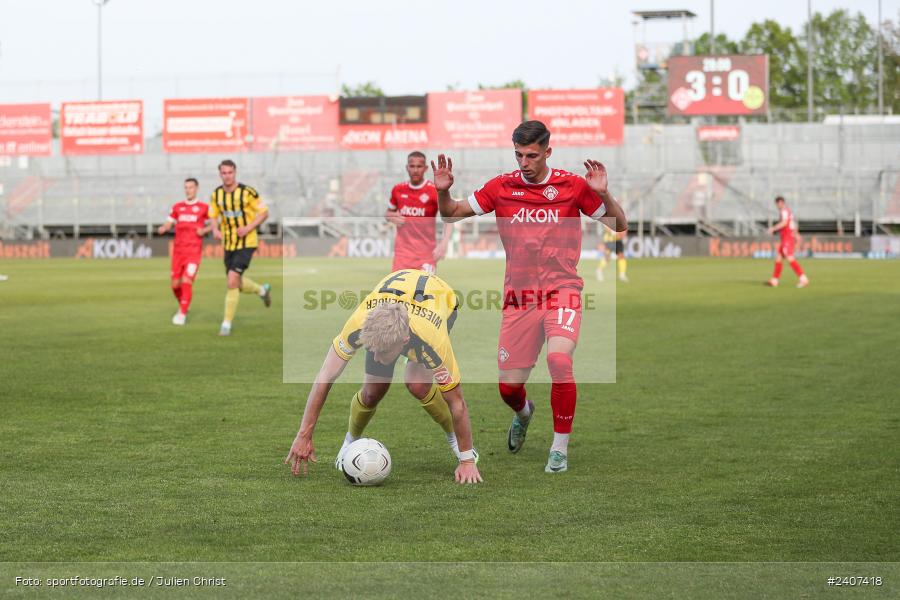 AKON Arena, Würzburg, 30.04.2024, sport, action, BFV, Fussball, April 2024, 32. Spieltag, Regionalliga Bayern, BAY, FWK, SpVgg Bayreuth, FC Würzburger Kickers - Bild-ID: 2407418