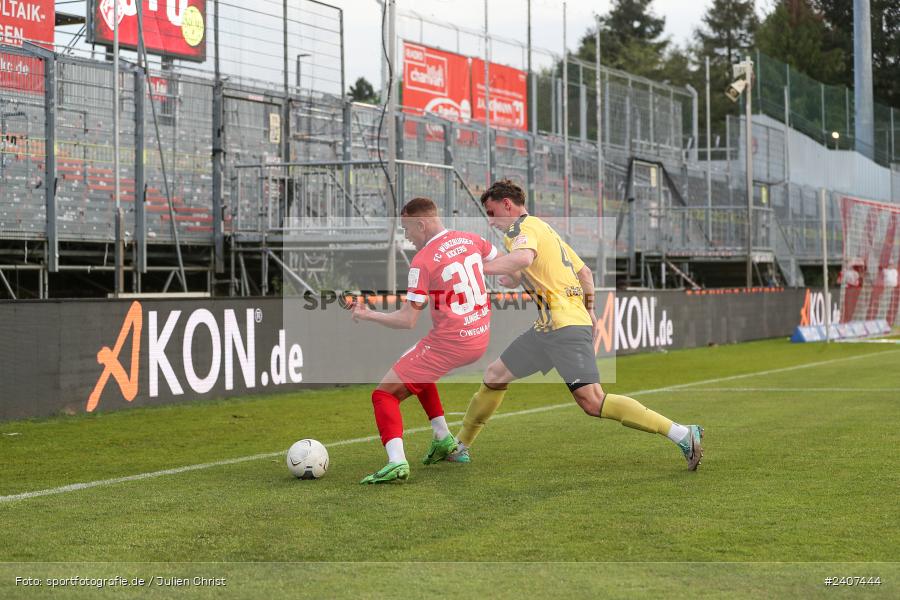 AKON Arena, Würzburg, 30.04.2024, sport, action, BFV, Fussball, April 2024, 32. Spieltag, Regionalliga Bayern, BAY, FWK, SpVgg Bayreuth, FC Würzburger Kickers - Bild-ID: 2407444