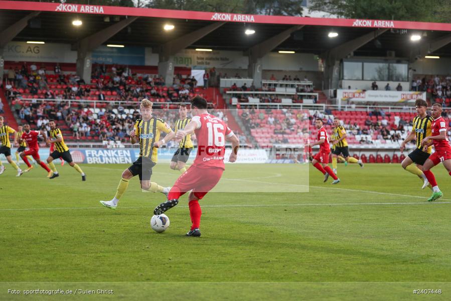 AKON Arena, Würzburg, 30.04.2024, sport, action, BFV, Fussball, April 2024, 32. Spieltag, Regionalliga Bayern, BAY, FWK, SpVgg Bayreuth, FC Würzburger Kickers - Bild-ID: 2407448