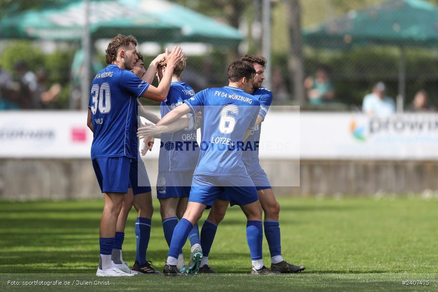 Sepp-Endres-Sportanlage, Würzburg, 01.05.2024, sport, action, BFV, Fussball, Mai 2024, 35. Spieltag, Bayernliga Nord, SCF, WFV, 1. SC Feucht, Würzburger FV 04 - Bild-ID: 2407475