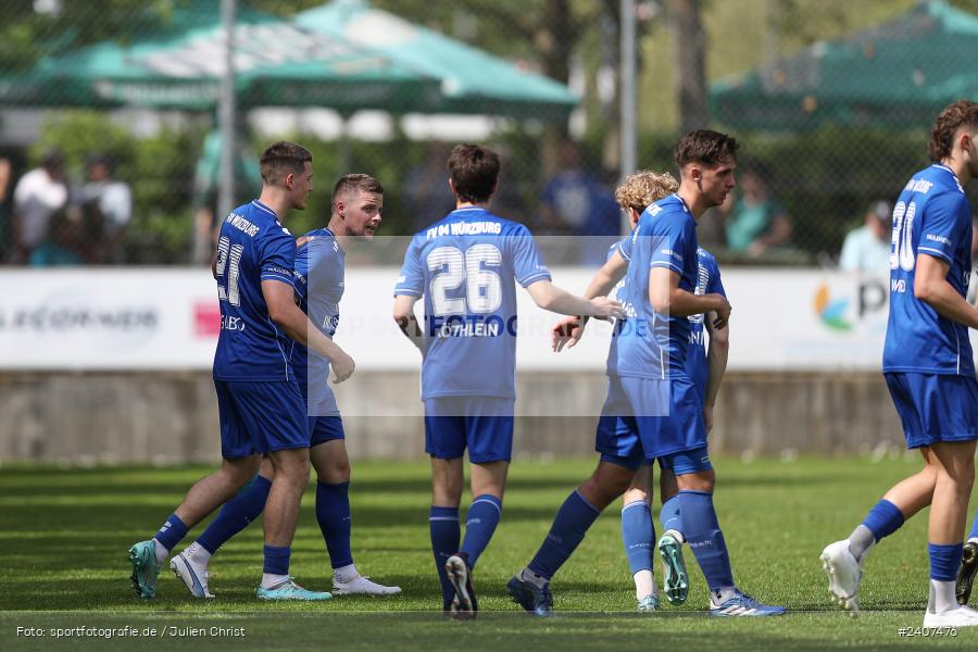 Sepp-Endres-Sportanlage, Würzburg, 01.05.2024, sport, action, BFV, Fussball, Mai 2024, 35. Spieltag, Bayernliga Nord, SCF, WFV, 1. SC Feucht, Würzburger FV 04 - Bild-ID: 2407476
