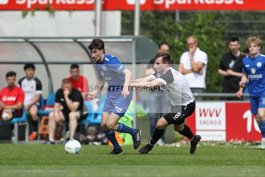 Sepp-Endres-Sportanlage, Würzburg, 01.05.2024, sport, action, BFV, Fussball, Mai 2024, 35. Spieltag, Bayernliga Nord, SCF, WFV, 1. SC Feucht, Würzburger FV 04 - Bild-ID: 2407535