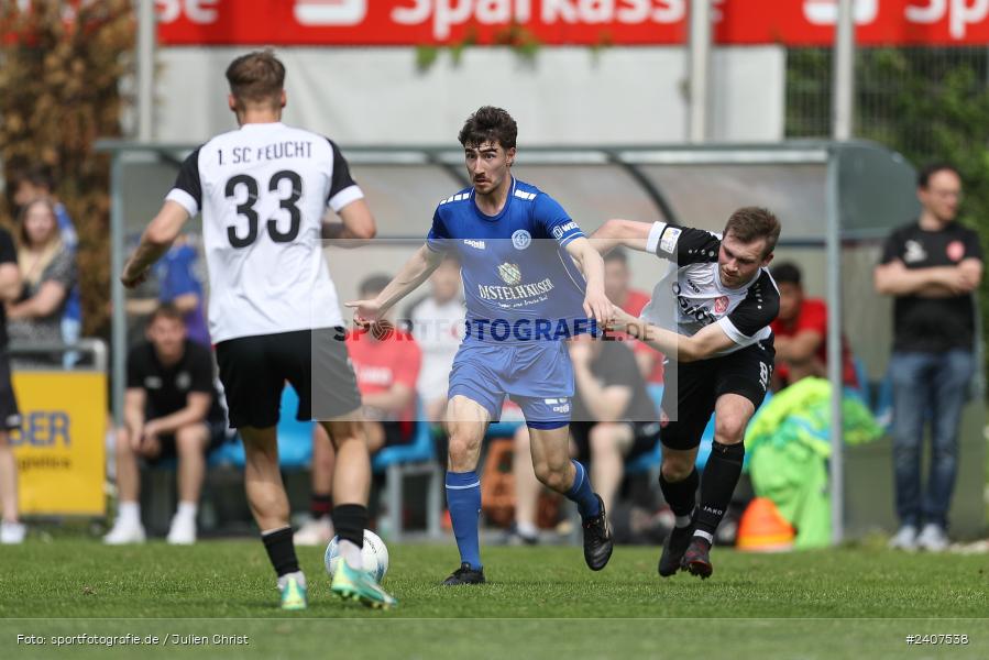 Sepp-Endres-Sportanlage, Würzburg, 01.05.2024, sport, action, BFV, Fussball, Mai 2024, 35. Spieltag, Bayernliga Nord, SCF, WFV, 1. SC Feucht, Würzburger FV 04 - Bild-ID: 2407538
