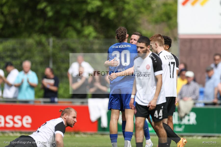 Sepp-Endres-Sportanlage, Würzburg, 01.05.2024, sport, action, BFV, Fussball, Mai 2024, 35. Spieltag, Bayernliga Nord, SCF, WFV, 1. SC Feucht, Würzburger FV 04 - Bild-ID: 2407543