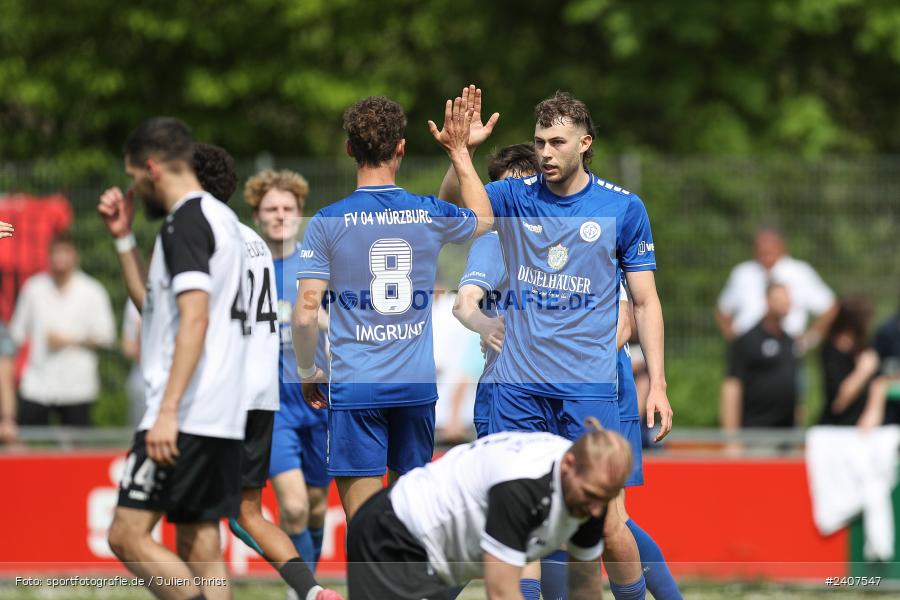 Sepp-Endres-Sportanlage, Würzburg, 01.05.2024, sport, action, BFV, Fussball, Mai 2024, 35. Spieltag, Bayernliga Nord, SCF, WFV, 1. SC Feucht, Würzburger FV 04 - Bild-ID: 2407547