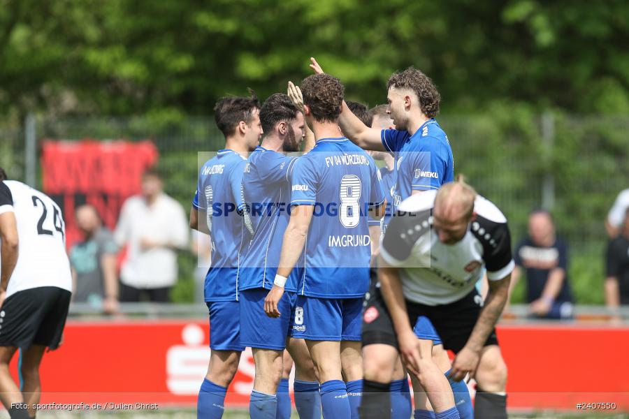 Sepp-Endres-Sportanlage, Würzburg, 01.05.2024, sport, action, BFV, Fussball, Mai 2024, 35. Spieltag, Bayernliga Nord, SCF, WFV, 1. SC Feucht, Würzburger FV 04 - Bild-ID: 2407550