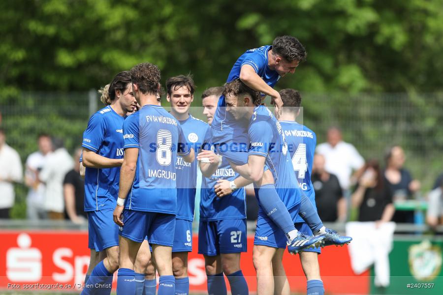 Sepp-Endres-Sportanlage, Würzburg, 01.05.2024, sport, action, BFV, Fussball, Mai 2024, 35. Spieltag, Bayernliga Nord, SCF, WFV, 1. SC Feucht, Würzburger FV 04 - Bild-ID: 2407557