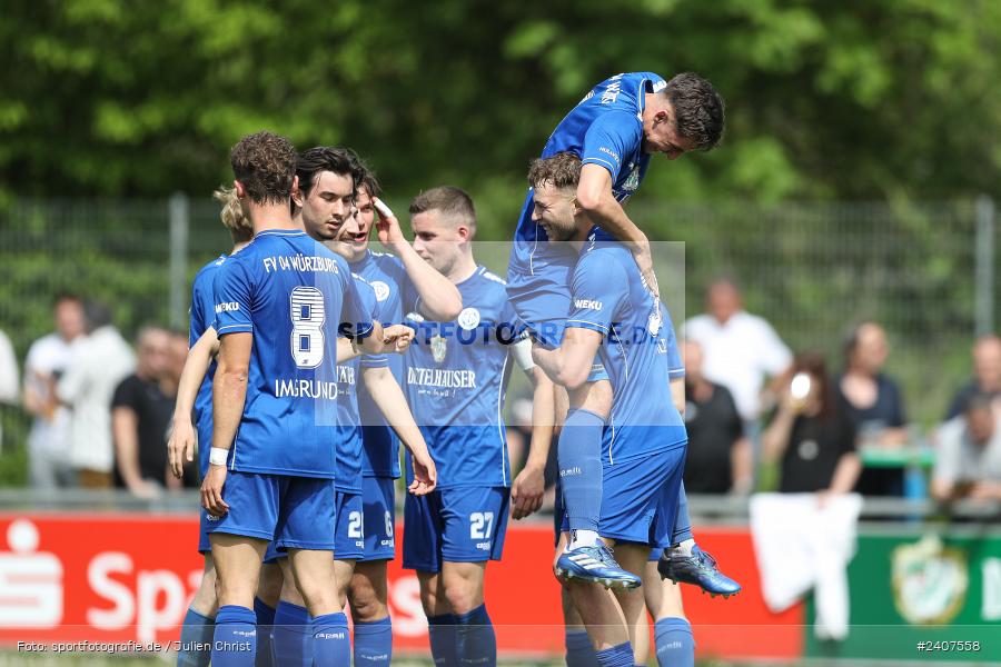 Sepp-Endres-Sportanlage, Würzburg, 01.05.2024, sport, action, BFV, Fussball, Mai 2024, 35. Spieltag, Bayernliga Nord, SCF, WFV, 1. SC Feucht, Würzburger FV 04 - Bild-ID: 2407558