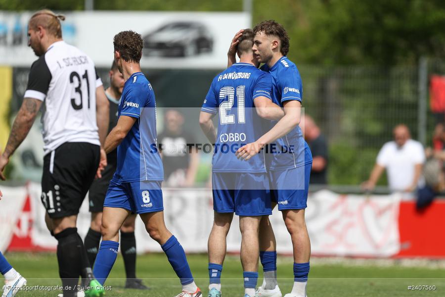 Sepp-Endres-Sportanlage, Würzburg, 01.05.2024, sport, action, BFV, Fussball, Mai 2024, 35. Spieltag, Bayernliga Nord, SCF, WFV, 1. SC Feucht, Würzburger FV 04 - Bild-ID: 2407560