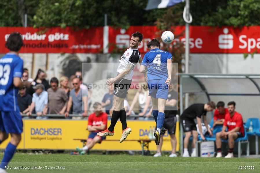 Sepp-Endres-Sportanlage, Würzburg, 01.05.2024, sport, action, BFV, Fussball, Mai 2024, 35. Spieltag, Bayernliga Nord, SCF, WFV, 1. SC Feucht, Würzburger FV 04 - Bild-ID: 2407588