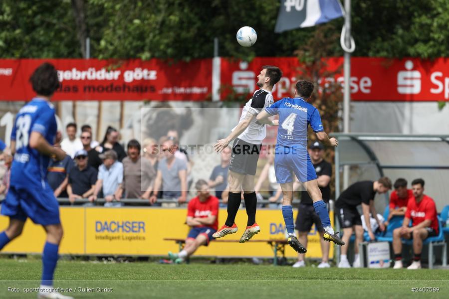 Sepp-Endres-Sportanlage, Würzburg, 01.05.2024, sport, action, BFV, Fussball, Mai 2024, 35. Spieltag, Bayernliga Nord, SCF, WFV, 1. SC Feucht, Würzburger FV 04 - Bild-ID: 2407589