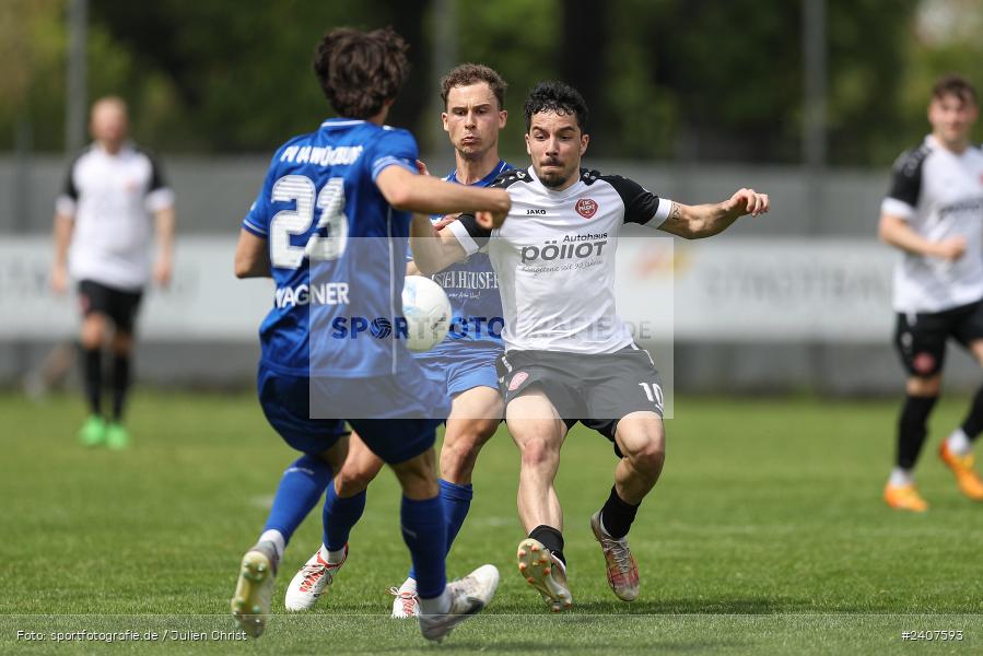 Sepp-Endres-Sportanlage, Würzburg, 01.05.2024, sport, action, BFV, Fussball, Mai 2024, 35. Spieltag, Bayernliga Nord, SCF, WFV, 1. SC Feucht, Würzburger FV 04 - Bild-ID: 2407593