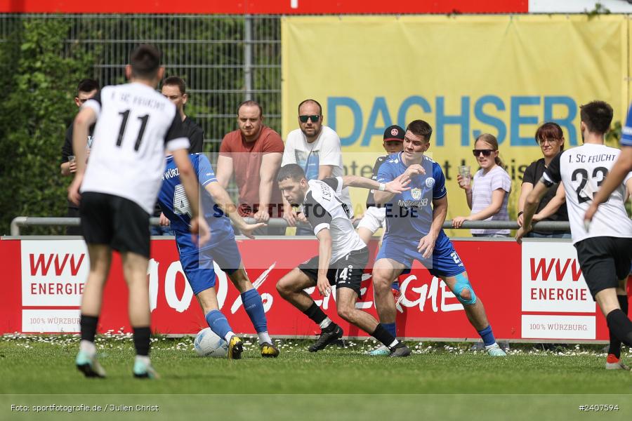 Sepp-Endres-Sportanlage, Würzburg, 01.05.2024, sport, action, BFV, Fussball, Mai 2024, 35. Spieltag, Bayernliga Nord, SCF, WFV, 1. SC Feucht, Würzburger FV 04 - Bild-ID: 2407594