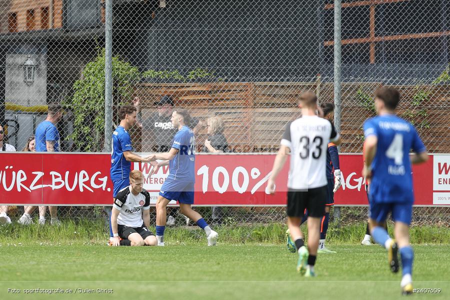 Sepp-Endres-Sportanlage, Würzburg, 01.05.2024, sport, action, BFV, Fussball, Mai 2024, 35. Spieltag, Bayernliga Nord, SCF, WFV, 1. SC Feucht, Würzburger FV 04 - Bild-ID: 2407609