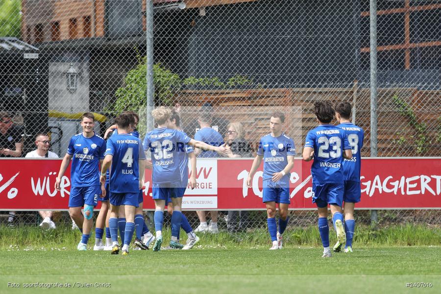 Sepp-Endres-Sportanlage, Würzburg, 01.05.2024, sport, action, BFV, Fussball, Mai 2024, 35. Spieltag, Bayernliga Nord, SCF, WFV, 1. SC Feucht, Würzburger FV 04 - Bild-ID: 2407616
