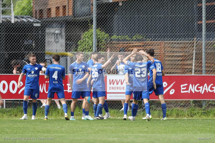 Sepp-Endres-Sportanlage, Würzburg, 01.05.2024, sport, action, BFV, Fussball, Mai 2024, 35. Spieltag, Bayernliga Nord, SCF, WFV, 1. SC Feucht, Würzburger FV 04 - Bild-ID: 2407617