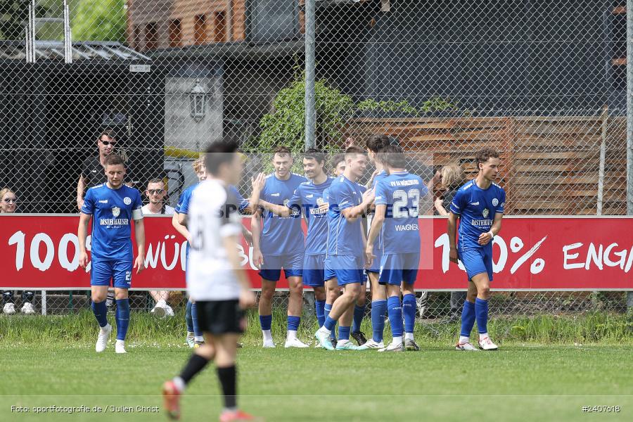Sepp-Endres-Sportanlage, Würzburg, 01.05.2024, sport, action, BFV, Fussball, Mai 2024, 35. Spieltag, Bayernliga Nord, SCF, WFV, 1. SC Feucht, Würzburger FV 04 - Bild-ID: 2407618