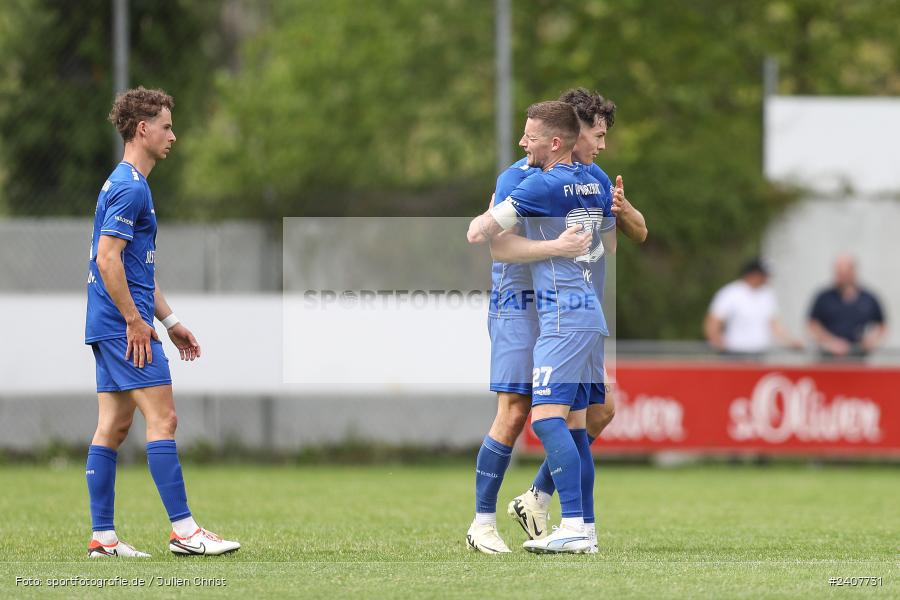 Sepp-Endres-Sportanlage, Würzburg, 01.05.2024, sport, action, BFV, Fussball, Mai 2024, 35. Spieltag, Bayernliga Nord, SCF, WFV, 1. SC Feucht, Würzburger FV 04 - Bild-ID: 2407731