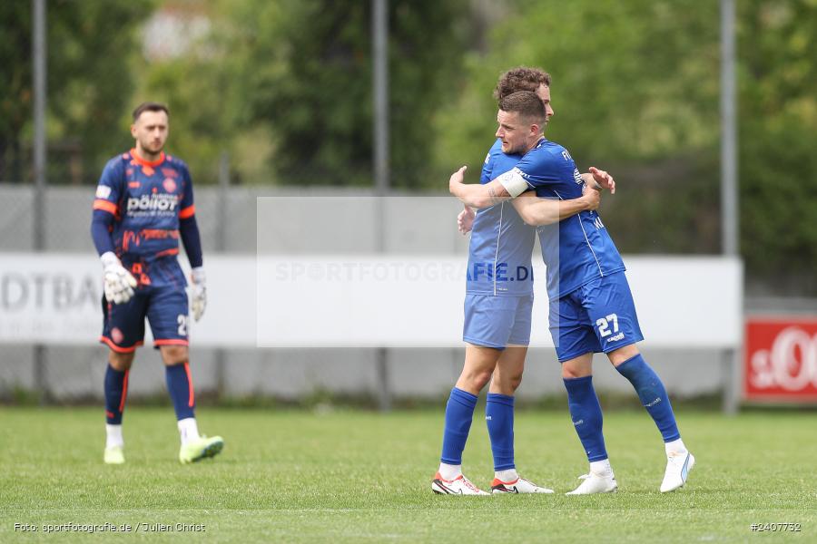 Sepp-Endres-Sportanlage, Würzburg, 01.05.2024, sport, action, BFV, Fussball, Mai 2024, 35. Spieltag, Bayernliga Nord, SCF, WFV, 1. SC Feucht, Würzburger FV 04 - Bild-ID: 2407732