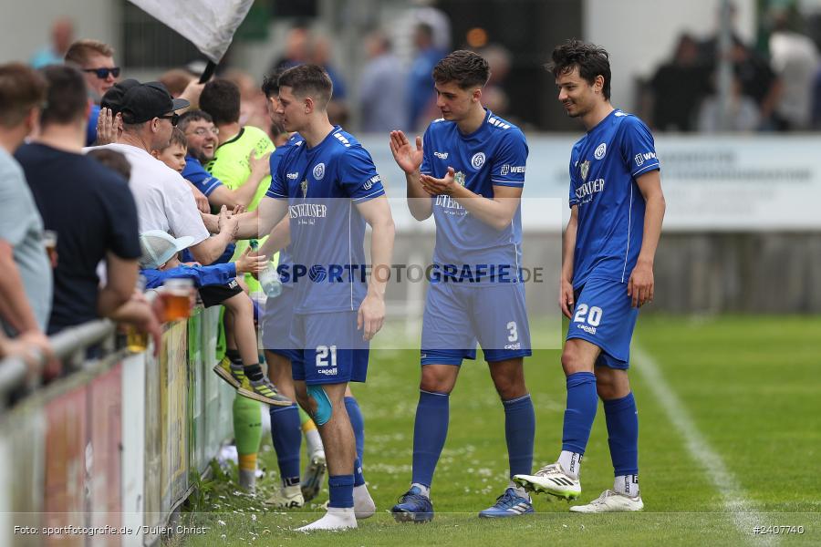 Sepp-Endres-Sportanlage, Würzburg, 01.05.2024, sport, action, BFV, Fussball, Mai 2024, 35. Spieltag, Bayernliga Nord, SCF, WFV, 1. SC Feucht, Würzburger FV 04 - Bild-ID: 2407740