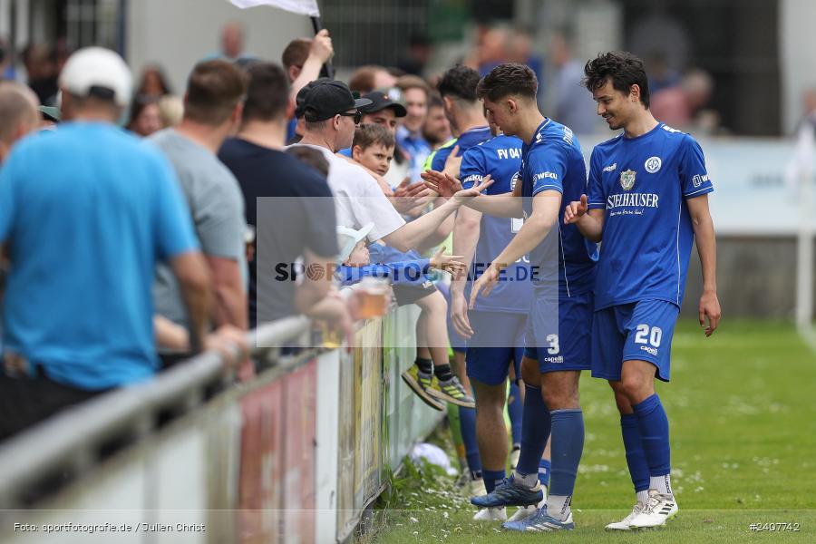 Sepp-Endres-Sportanlage, Würzburg, 01.05.2024, sport, action, BFV, Fussball, Mai 2024, 35. Spieltag, Bayernliga Nord, SCF, WFV, 1. SC Feucht, Würzburger FV 04 - Bild-ID: 2407742