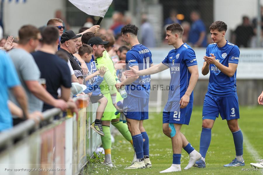 Sepp-Endres-Sportanlage, Würzburg, 01.05.2024, sport, action, BFV, Fussball, Mai 2024, 35. Spieltag, Bayernliga Nord, SCF, WFV, 1. SC Feucht, Würzburger FV 04 - Bild-ID: 2407743