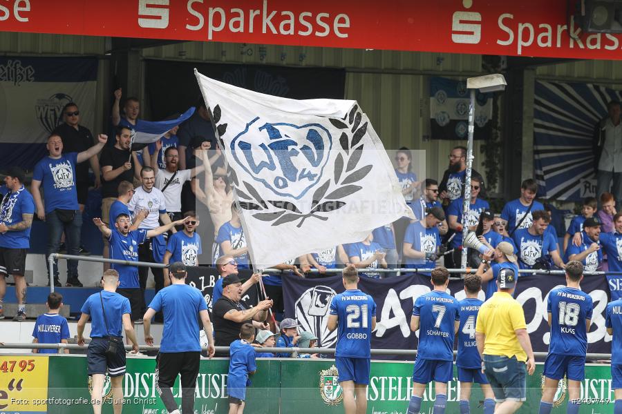 Sepp-Endres-Sportanlage, Würzburg, 01.05.2024, sport, action, BFV, Fussball, Mai 2024, 35. Spieltag, Bayernliga Nord, SCF, WFV, 1. SC Feucht, Würzburger FV 04 - Bild-ID: 2407749