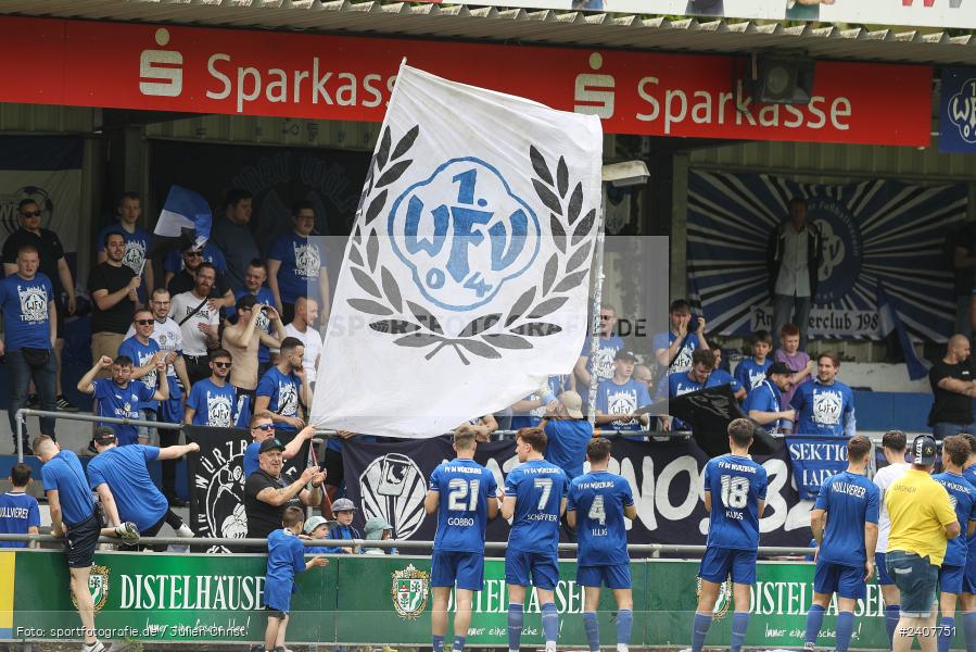 Sepp-Endres-Sportanlage, Würzburg, 01.05.2024, sport, action, BFV, Fussball, Mai 2024, 35. Spieltag, Bayernliga Nord, SCF, WFV, 1. SC Feucht, Würzburger FV 04 - Bild-ID: 2407751