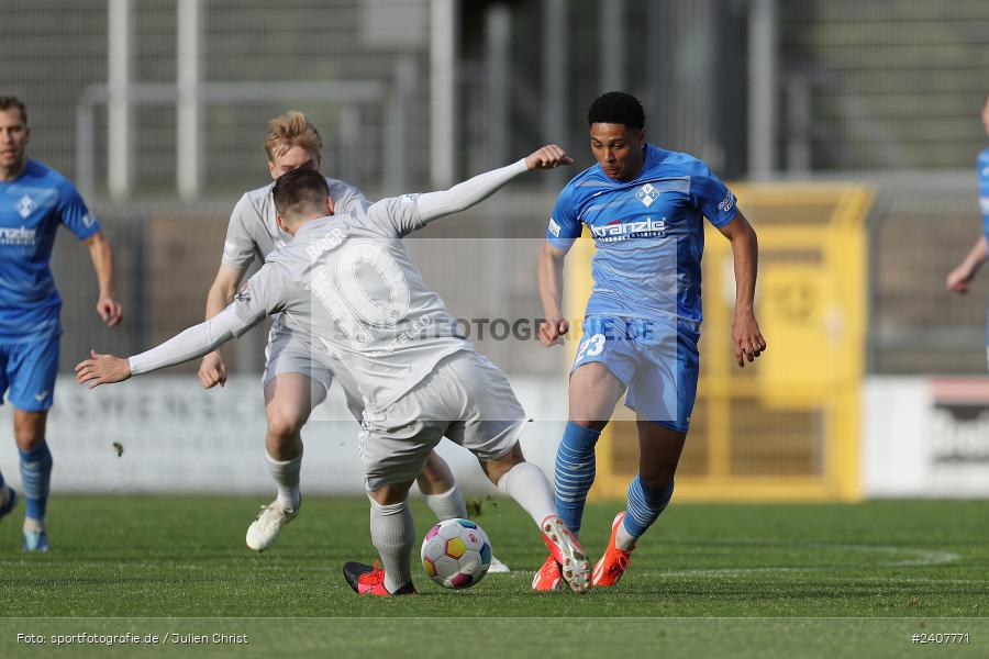 Stadion am Schönbusch, Aschaffenburg, 03.05.2024, sport, action, BFV, Fussball, Mai 2024, 33. Spieltag, Regionalliga Bayern, FVI, SVA, FV Illertissen, SV Viktoria Aschaffenburg - Bild-ID: 2407771