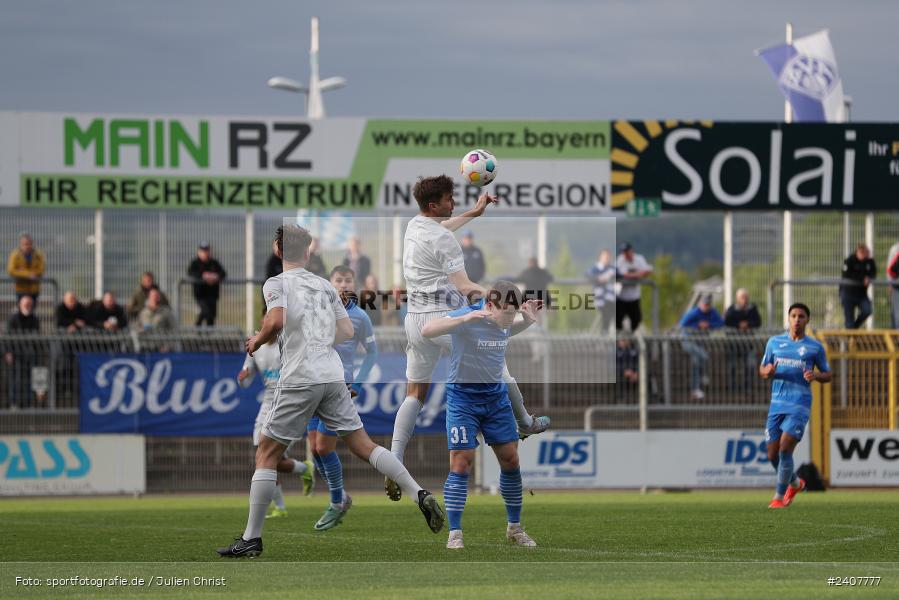 Stadion am Schönbusch, Aschaffenburg, 03.05.2024, sport, action, BFV, Fussball, Mai 2024, 33. Spieltag, Regionalliga Bayern, FVI, SVA, FV Illertissen, SV Viktoria Aschaffenburg - Bild-ID: 2407777
