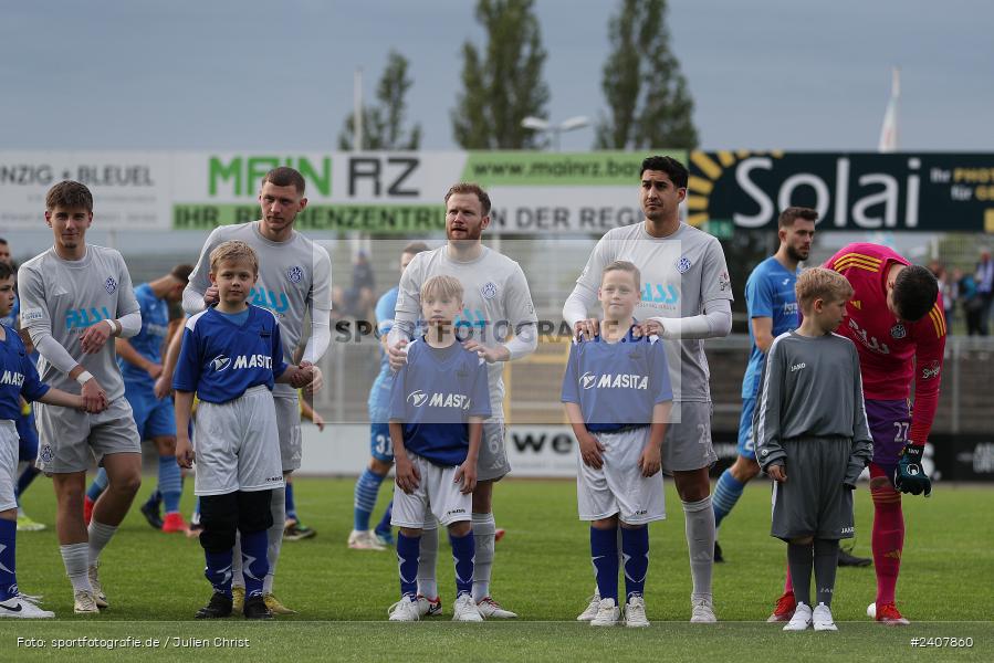 Stadion am Schönbusch, Aschaffenburg, 03.05.2024, sport, action, BFV, Fussball, Mai 2024, 33. Spieltag, Regionalliga Bayern, FVI, SVA, FV Illertissen, SV Viktoria Aschaffenburg - Bild-ID: 2407860