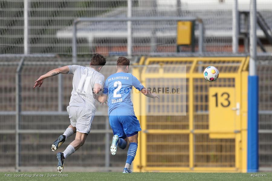 Stadion am Schönbusch, Aschaffenburg, 03.05.2024, sport, action, BFV, Fussball, Mai 2024, 33. Spieltag, Regionalliga Bayern, FVI, SVA, FV Illertissen, SV Viktoria Aschaffenburg - Bild-ID: 2407911 Stadion am Schönbusch, Aschaffenburg, 03.05.2024, sport, action, BFV, Fussball, Mai 2024, 33. Spieltag, Regionalliga Bayern, FVI, SVA, FV Illertissen, SV Viktoria Aschaffenburg - Bild-ID: 2407911