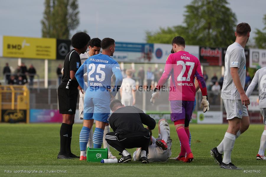 Stadion am Schönbusch, Aschaffenburg, 03.05.2024, sport, action, BFV, Fussball, Mai 2024, 33. Spieltag, Regionalliga Bayern, FVI, SVA, FV Illertissen, SV Viktoria Aschaffenburg - Bild-ID: 2407960