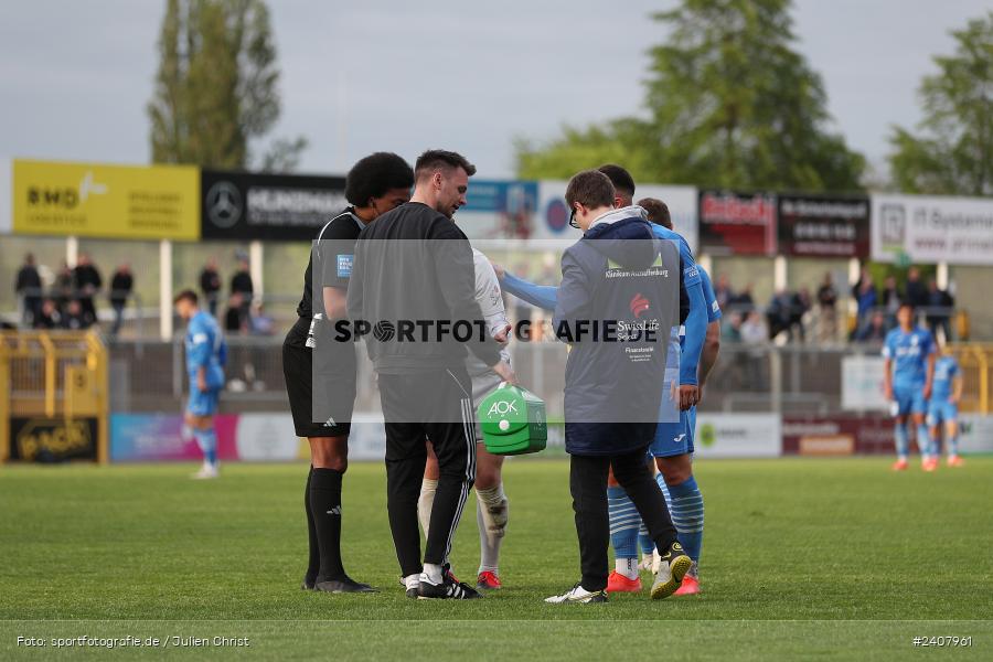Stadion am Schönbusch, Aschaffenburg, 03.05.2024, sport, action, BFV, Fussball, Mai 2024, 33. Spieltag, Regionalliga Bayern, FVI, SVA, FV Illertissen, SV Viktoria Aschaffenburg - Bild-ID: 2407961