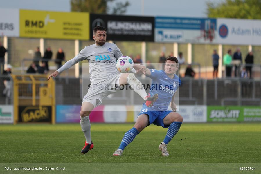 Stadion am Schönbusch, Aschaffenburg, 03.05.2024, sport, action, BFV, Fussball, Mai 2024, 33. Spieltag, Regionalliga Bayern, FVI, SVA, FV Illertissen, SV Viktoria Aschaffenburg - Bild-ID: 2407964
