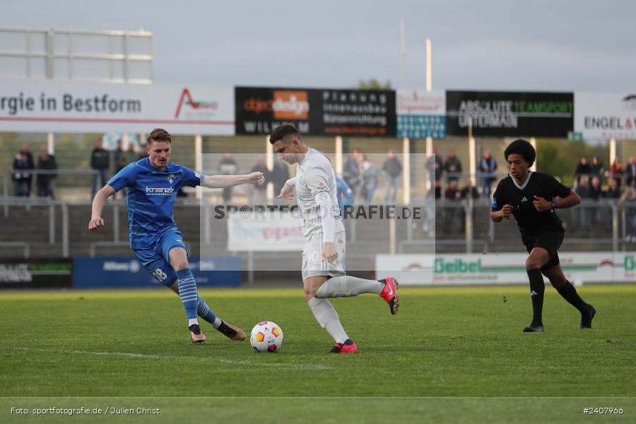 Stadion am Schönbusch, Aschaffenburg, 03.05.2024, sport, action, BFV, Fussball, Mai 2024, 33. Spieltag, Regionalliga Bayern, FVI, SVA, FV Illertissen, SV Viktoria Aschaffenburg - Bild-ID: 2407966
