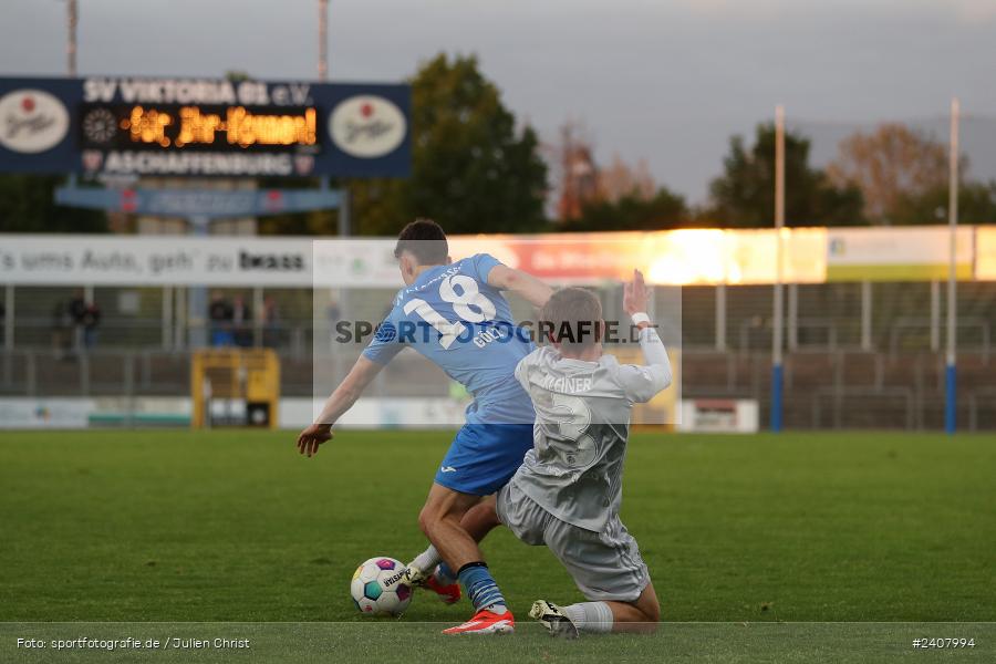 Stadion am Schönbusch, Aschaffenburg, 03.05.2024, sport, action, BFV, Fussball, Mai 2024, 33. Spieltag, Regionalliga Bayern, FVI, SVA, FV Illertissen, SV Viktoria Aschaffenburg - Bild-ID: 2407994